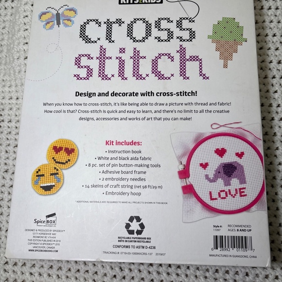 Spice Box KITS For Kids Cross Stitch 12 Projects Opened (See Descr.) - Picture 2 of 11